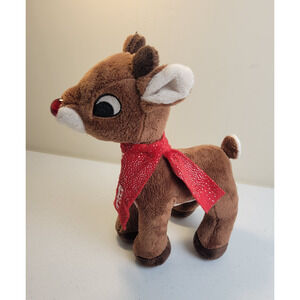 Rudolph the Red Nosed Reindeer Holiday Christmas Soft Plush Stuffed Animal Toy